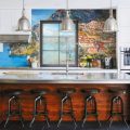 Фреска на кухне в интерьере: обзор ярких дизайнерских идей и способы укладки своими руками